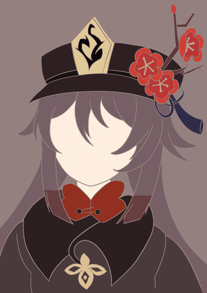 Hu Tao (Genshin Impact) Minimalism. Published: July 2, 2021