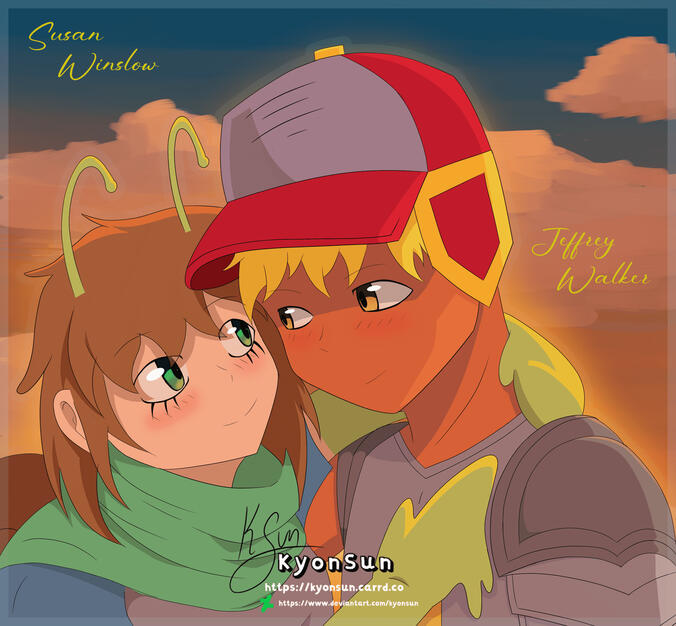 Susan Winslow and Jeffrey Walker (Art Request by @Varanus_Wizard7 on X). Published: March 7, 2026